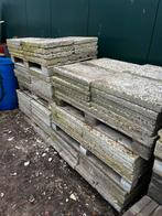 150 stuks grindtegel 60x40 gratis afhalen., Ophalen, Gebruikt, Beton, Terrastegels
