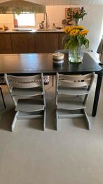 2x Stokke Tripp Trapp Grey Wash Oak, Ophalen, Zo goed als nieuw, Meegroeistoel, Aanschuifbaar