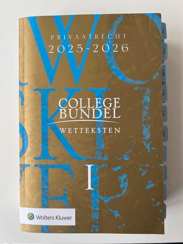 Privaatrecht Collegebundel 2025-2026 beschikbaar voor biedingen