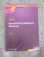 Quantitative Research Methods - Athena Summary, Ophalen of Verzenden, Gelezen, WO, Radboud University
