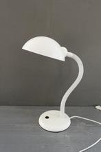 Vintage bureaulamp wit metaal, Verzenden, Vintage, Zo goed als nieuw, Metaal