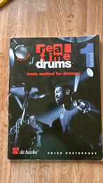 drumboek Real time drums Level 1 + CD / Arjen Oosterhout, Ophalen of Verzenden, Zo goed als nieuw, Overige soorten