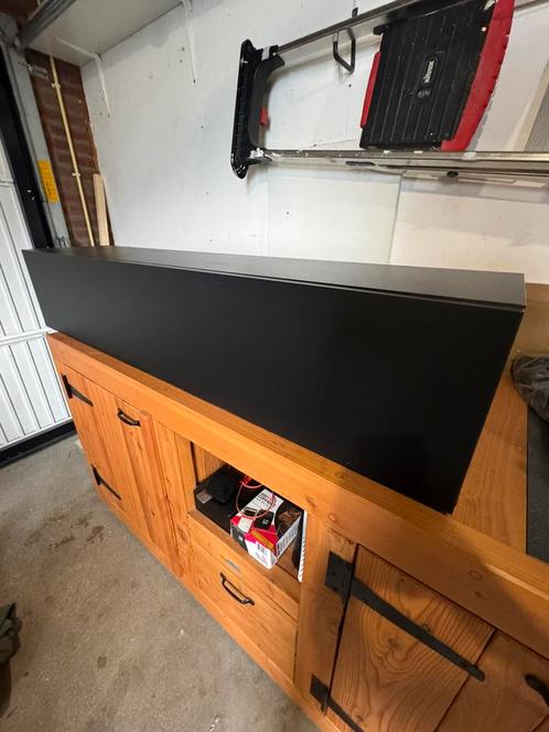 Zwevend tv meubel mat zwart, Huis en Inrichting, Kasten | Televisiemeubels, Zo goed als nieuw, 100 tot 150 cm, Minder dan 50 cm