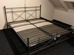 Totaalbed metalen bed frame 180x200 cm, Ophalen, Zwart, Tweepersoons, Zo goed als nieuw