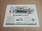 Reclame (uit oud tijdschrift) Opel Kapitan (1954), Verzamelen, Auto's, Gebruikt, Verzenden