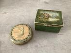 Vintage D.E. Theeblik + Tjoklat Camee Pastilles Blik, Verzamelen, Blikken, Ophalen of Verzenden, Gebruikt, Overige