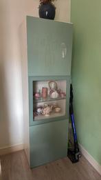 Vitrinekast Ikea mint groen, Huis en Inrichting, Zo goed als nieuw, Minder dan 100 cm, 25 tot 50 cm, 50 tot 100 cm