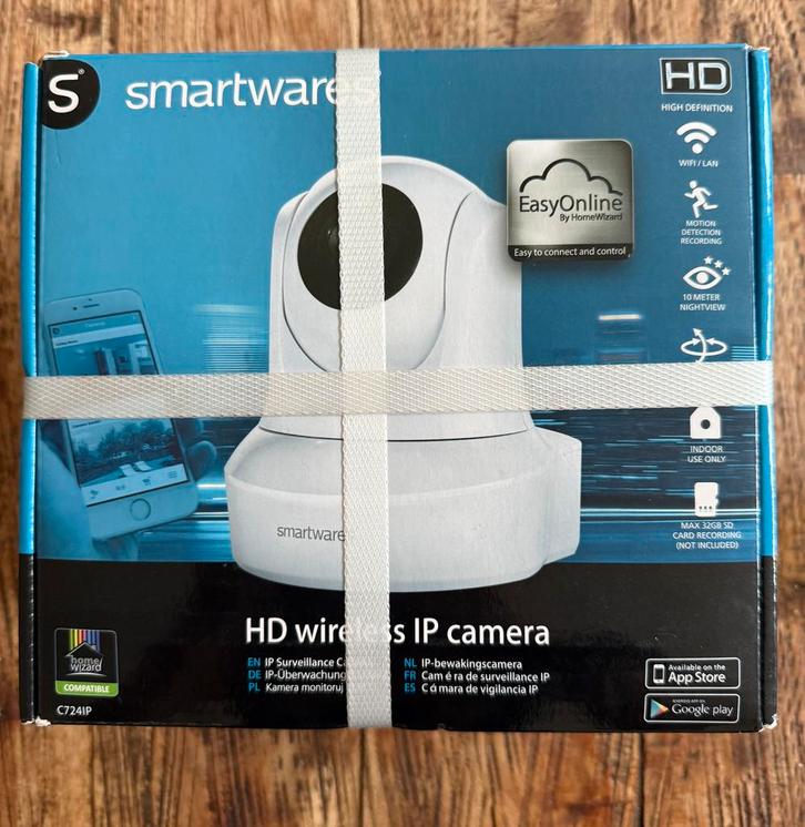 Smartwares Beveiligingscamera C724IP Binnen NIEUW in doos, Audio, Tv en Foto, Videobewaking, Nieuw, Binnencamera, Ophalen of Verzenden