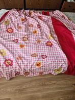 2x Goed verduisterende overgordijnen met ophanghaken., Huis en Inrichting, Gebruikt, 150 tot 200 cm, Rood, 50 tot 100 cm