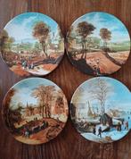 Vintage Wandborden 4 Jaargetijden, Antiek en Kunst, Antiek | Wandborden en Tegels, Ophalen of Verzenden