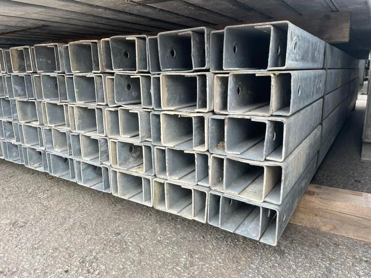 C-Profielen 90x60x2,5mm | Lengte: 2350 mm, Doe-het-zelf en Verbouw, Metalen, Gebruikt, IJzer, Ophalen of Verzenden