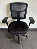Zwarte Bureaustoel - Comfortabel & Ergonomisch, Huis en Inrichting, Bureaustoelen, Ophalen, Gebruikt, Zwart, Bureaustoel