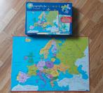 Europa puzzel 2 in 1 (topografie) €6,50, Ophalen of Verzenden, Zo goed als nieuw