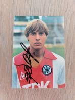 ajax tdk john van 't Schip spelerskaart 1984 handtekening, Verzamelen, Sportartikelen en Voetbal, Ophalen of Verzenden