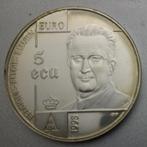België, 5 Ecu 1998 - zilver Proof, Zilver, Ophalen of Verzenden, Losse munt, Zilver