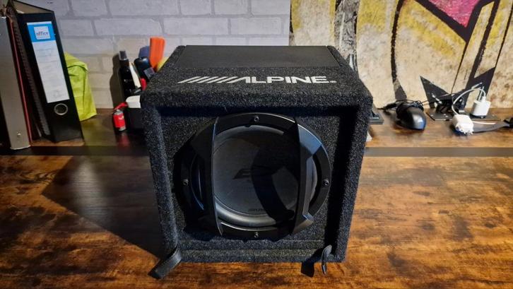 Alpine MXE-M150CKD Auto Subwoofer met Versterker, Auto diversen, Autospeakers, Zo goed als nieuw, Ophalen