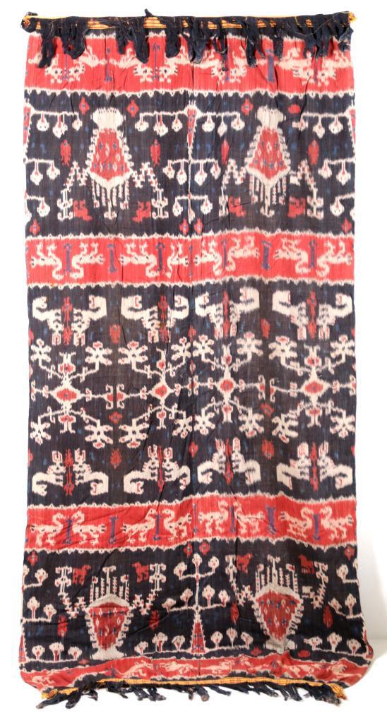 Indonesische ikat mooie patronen circa 1950, Antiek en Kunst, Antiek | Kleden en Textiel, Ophalen