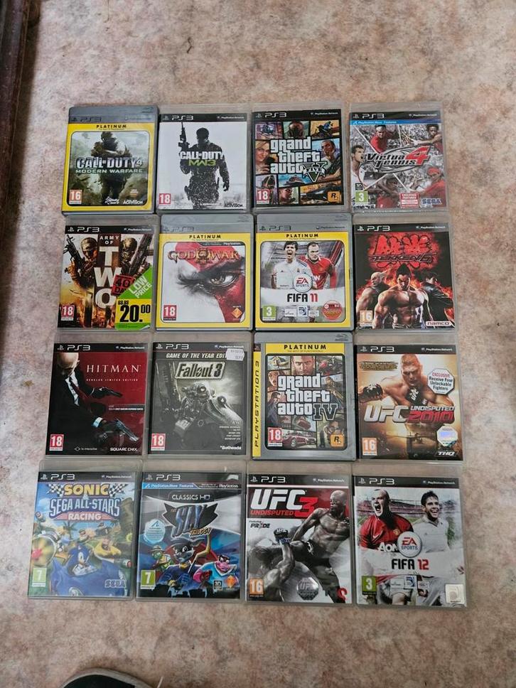 PS3 Games Collectie - 16 Titels!, Spelcomputers en Games, Games | Overige, Gebruikt, Overige genres, 1 speler, Vanaf 16 jaar, Eén computer