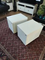 Ladeblok wit luxe voor kantoor, bureau of nachtkastje, 2 stk, Huis en Inrichting, Kasten | Ladekasten, Ophalen, Minder dan 50 cm