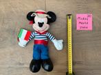 Gebruikte Disney Mickey Mouse Italie knuffel 25cm, Verzamelen, Disney, Ophalen, Mickey Mouse, Gebruikt, Knuffel