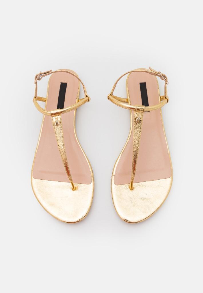 Inuovo teensandalen teen sandalen slippers goud metallic 39, Kleding | Dames, Schoenen, Nieuw, Sandalen of Muiltjes, Overige kleuren