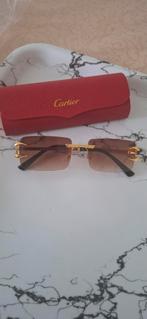 Cartier luxe zonnebril Bruin, Sieraden, Tassen en Uiterlijk, Zonnebrillen en Brillen | Heren, Overige merken, Zonnebril, Bruin