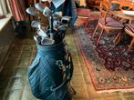 GOLFTAS MASSA- IV 11 CLUBS GOLFHENGEL PUTTER EN DRAAGTAS, Ophalen, Zo goed als nieuw, Tas
