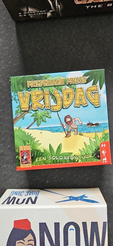 Vrijdag/ Friday, Hobby en Vrije tijd, Gezelschapsspellen | Bordspellen, Zo goed als nieuw, Een of twee spelers, Ophalen of Verzenden