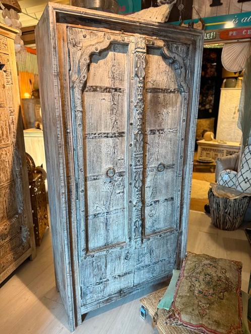 Gave India/Ibiza style kast, Huis en Inrichting, Kasten | Buffetkasten, Nieuw, 25 tot 50 cm, Ophalen of Verzenden