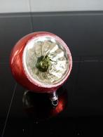 Antieke glazen kerstbal met deuk, Diversen, Kerst, Ophalen