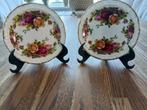 Royal Albert Old Country Roses Bordjes - 2 stuks, Ophalen of Verzenden, Zo goed als nieuw, Bord(en), Overige stijlen