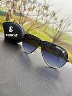 Vintage Wildcat Aviator Zonnebril - Blauw Gradient, Overige merken, Zonnebril, Blauw, Nieuw