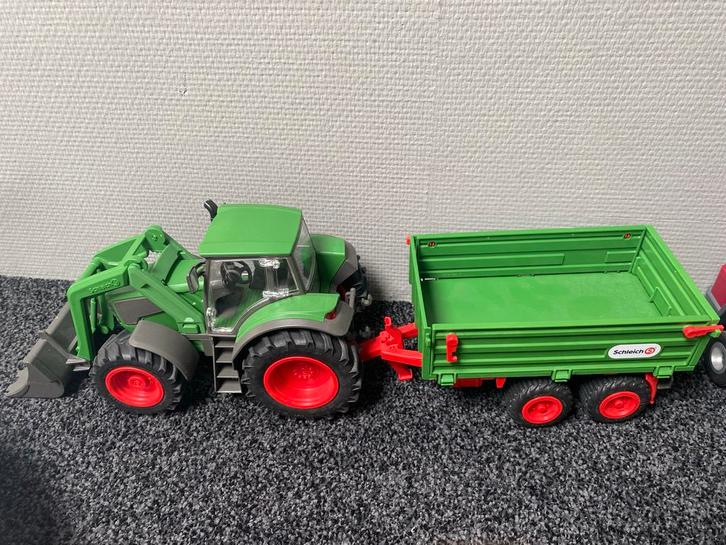 Speelgoed tractor, paarden en konijnen set, Verzamelen, Speelgoed, Gebruikt, Ophalen