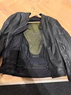 Lederen motorjas met protectie XL - gratis af te halen, Heren, Jethelm, Tweedehands, Ophalen