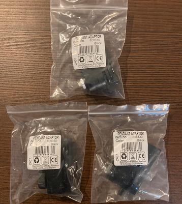 Pendant adaptor nr 806330 black 3 st. beschikbaar voor biedingen