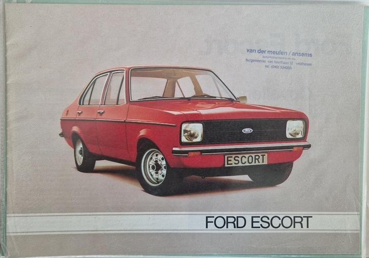 Folders Ford Escort (verschillende generaties), Boeken, Auto's | Folders en Tijdschriften, Zo goed als nieuw, Ford, Ophalen of Verzenden