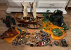 Grote Playmobil verzameling (piratenschip, eiland, etc.), Ophalen, Gebruikt, Los playmobil