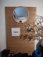 Houten wandfontein/waterornament, Tuin en Terras, Ophalen of Verzenden, Zo goed als nieuw, Overige materialen, Waterornament