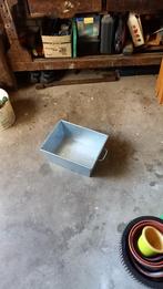 zinken plantenbak, Ophalen, Minder dan 30 cm, Zo goed als nieuw, Metaal