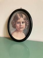 Vintage | afbeelding meisje, Ophalen of Verzenden