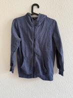 Donkerblauwe hoodie met rits en capuchon Y.F.K, maat 146/152, Trui of Vest, Ophalen of Verzenden, Zo goed als nieuw, Y.F.K
