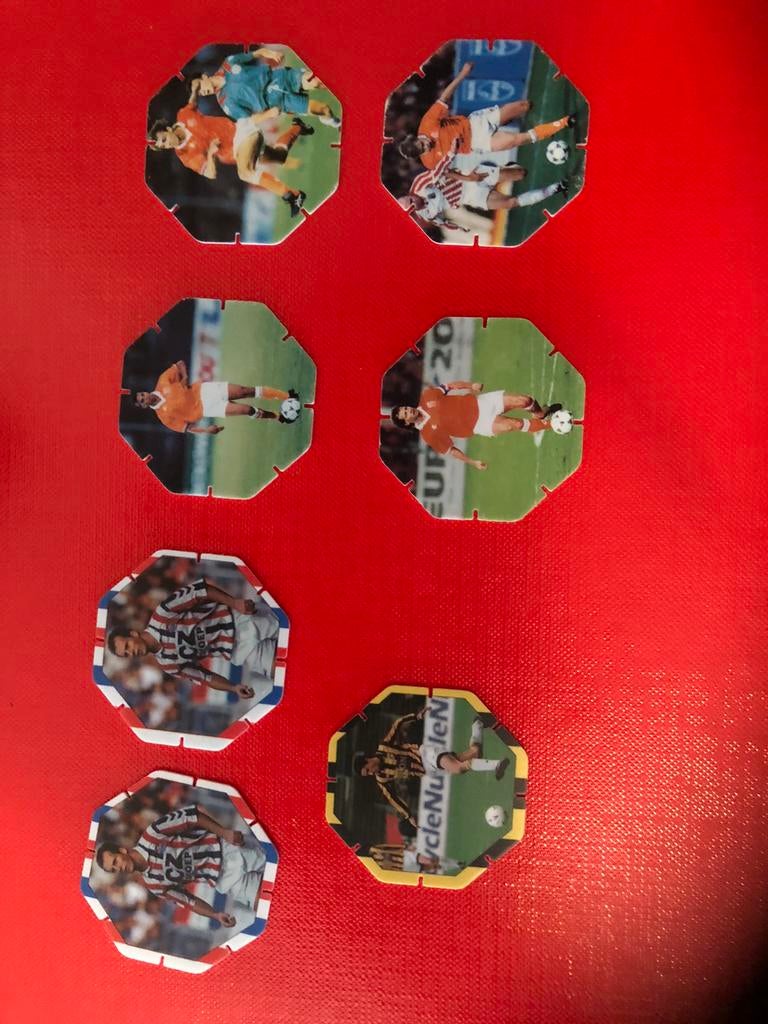 Flippo Topshots en Oranje Topshots 7 st, Verzamelen, Flippo's, Losse flippo's, Ophalen of Verzenden