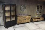 Complete eetkamer mangohout - direct leverbaar uit voorraad, Info@scholtens-antiek.nl, Lindberghstraat 29, Nieuw, Ophalen of Verzenden