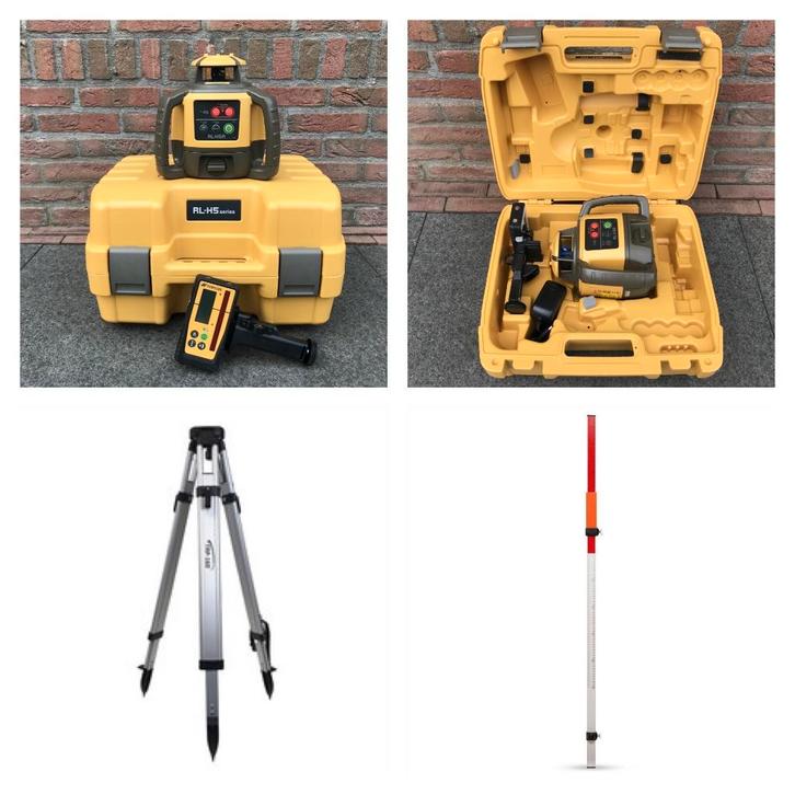 Bouwlaser/roterende laser Topcon RL-H5A ontv.met MM-aflezing, Doe-het-zelf en Verbouw, Gereedschap | Overige machines, Nieuw, Ophalen of Verzenden
