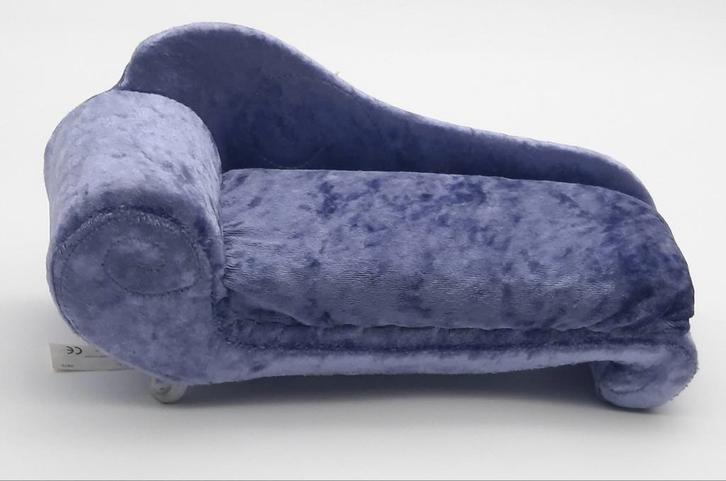 Barbie paars fluwelen lounge sofa Mattel 2005, Verzamelen, Poppen, Zo goed als nieuw, Accessoires, Ophalen of Verzenden