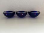 Iittala Ballo donkerblauw (3 stuks), Blauw, Ophalen of Verzenden, Zo goed als nieuw, Kandelaar