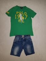Super stoer groen RALPH LAUREN shirt maat 7/122., Gebruikt, Verzenden, Shirt of Longsleeve, Polo Ralph Lauren