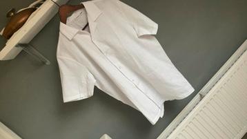 Witte katoenen blouse M beschikbaar voor biedingen