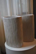 Vazen, decoratie, 2 stuks, Huis en Inrichting, Woonaccessoires | Vazen, Ophalen of Verzenden, Gebruikt, Overige kleuren, Minder dan 50 cm