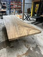 Boomstamtafel 350 x 120 x 8cm (69), 100 tot 150 cm, Ophalen of Verzenden, Metaal, Drempt@ars-longa.nl